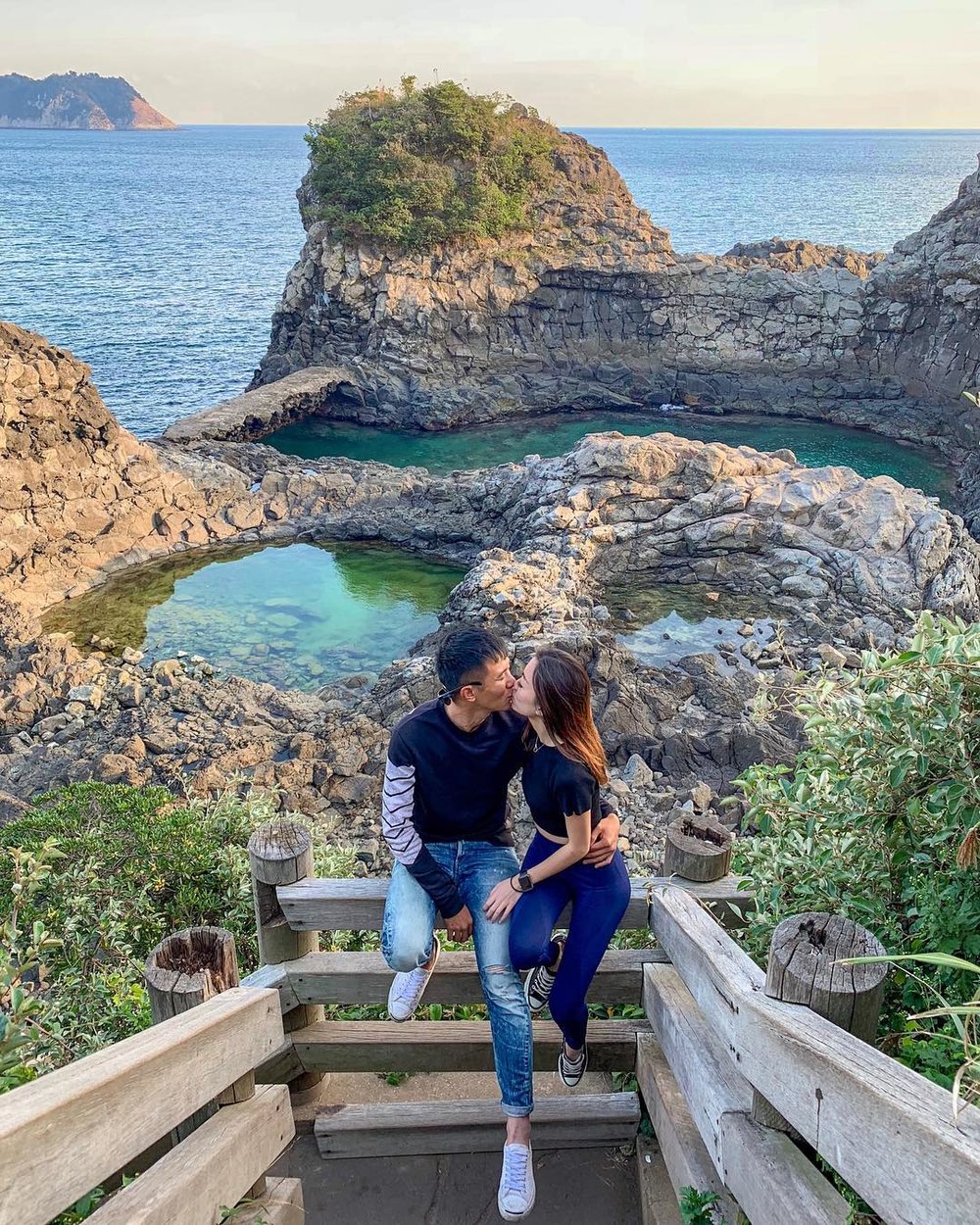 Oedolgae Rock scenic spot on Jeju Island