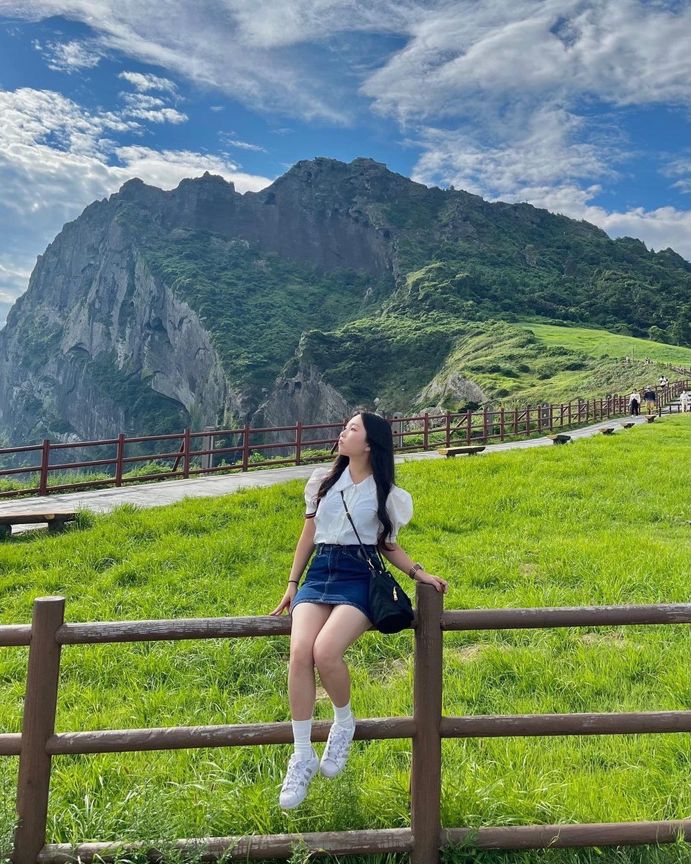 Seongsan Ilchulbong IG worthy location in Jeju