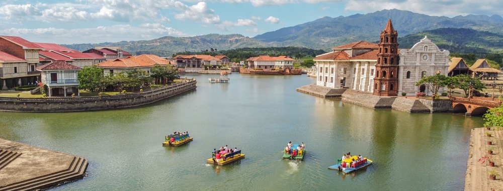Las Casas Filipinas de Acuzar view from above