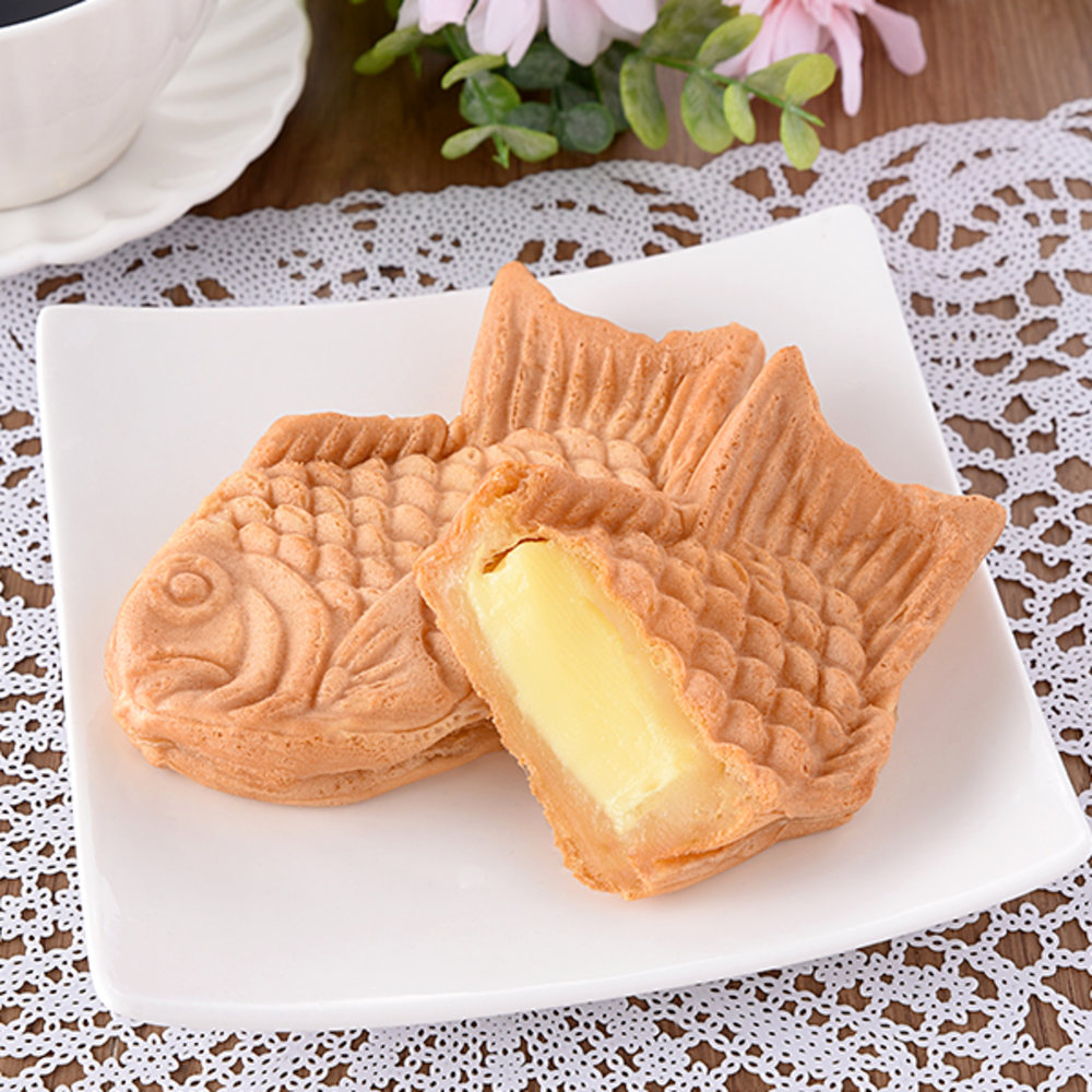 Custard Tayaki in fish shape