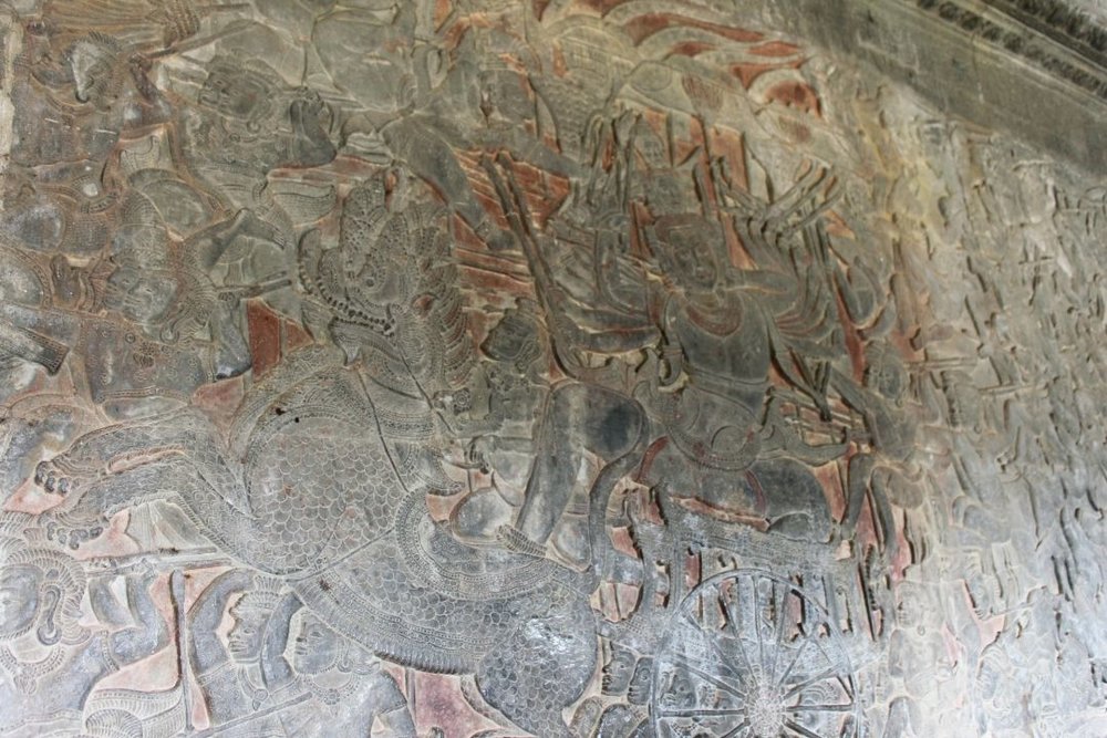 KH シェムリアップ アンコール・ワット レリーフ