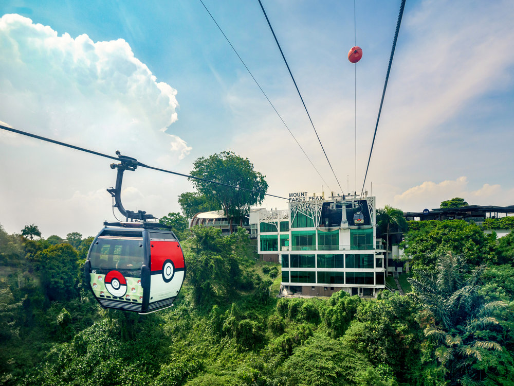 新加坡親子景點 新加坡空中纜車 Pokemon