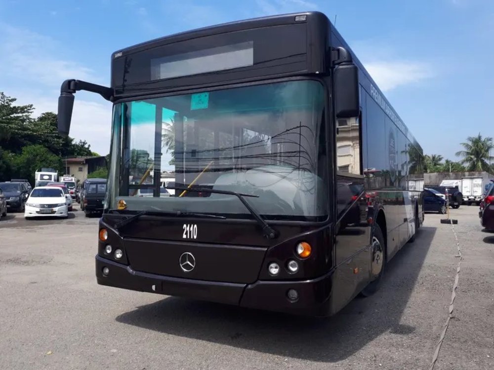 Black bus