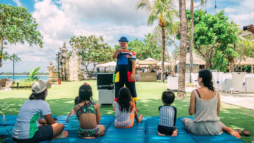 The tiny tots will have heaps of fun in the sun at this family-friendly hotel!  Credits: @discoverykartikaplaza on Instagram