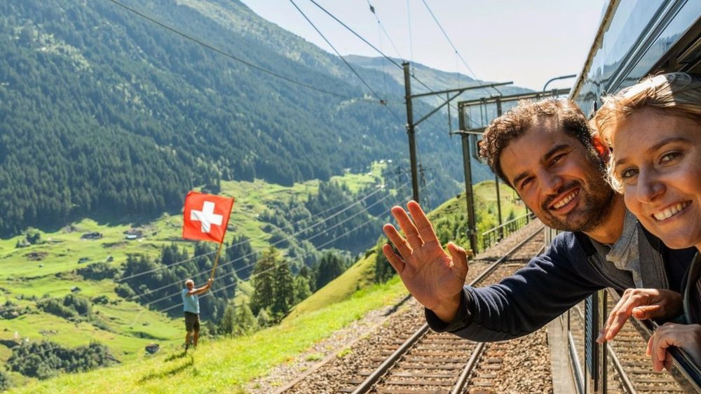 Visit Switzerland and see some of its most photographed mountains. Credits to @gotthardpanoramaexpress