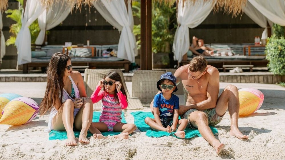 There's plenty of sand and surf to enjoy with the whole family at Bali Mandira!  Credits: @balimandira on Instagram