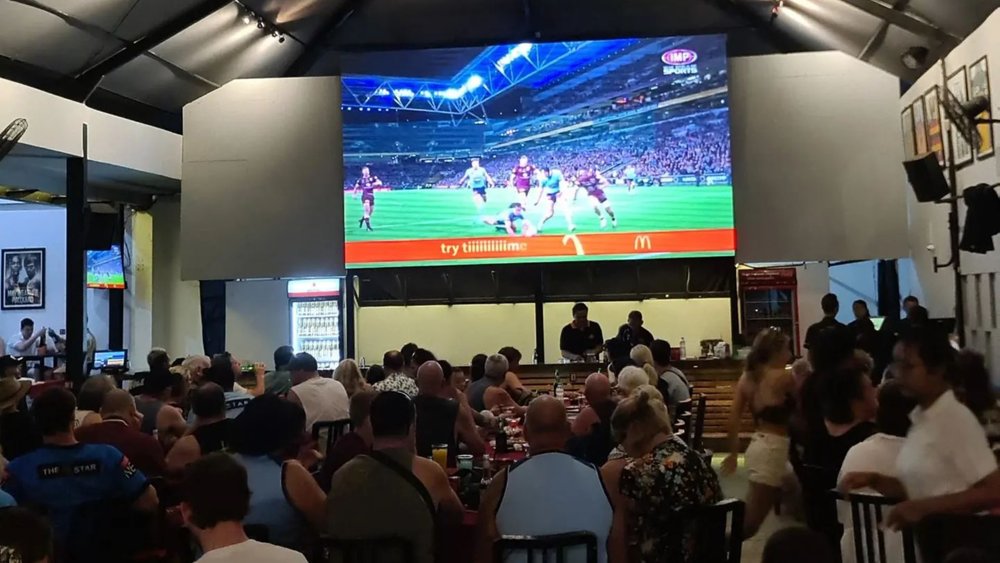Watch your favourite games from Y Sports Bar's extra-large LED screens!  Credits: @ysportsbarbali on Instagram