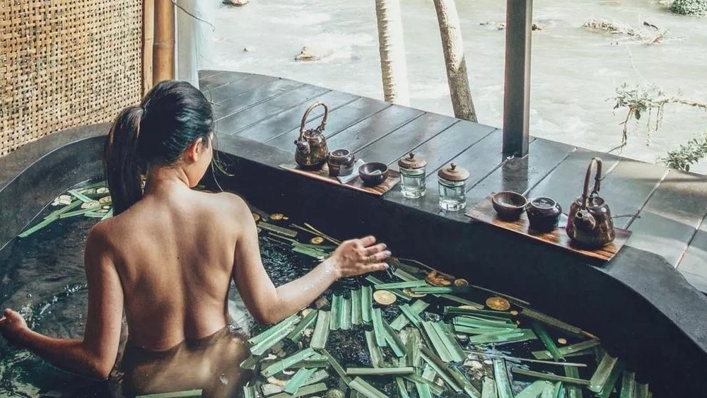 Hear the Ayung River gush from the comfort of your tub.  Credit: @yalmongu on Instagram