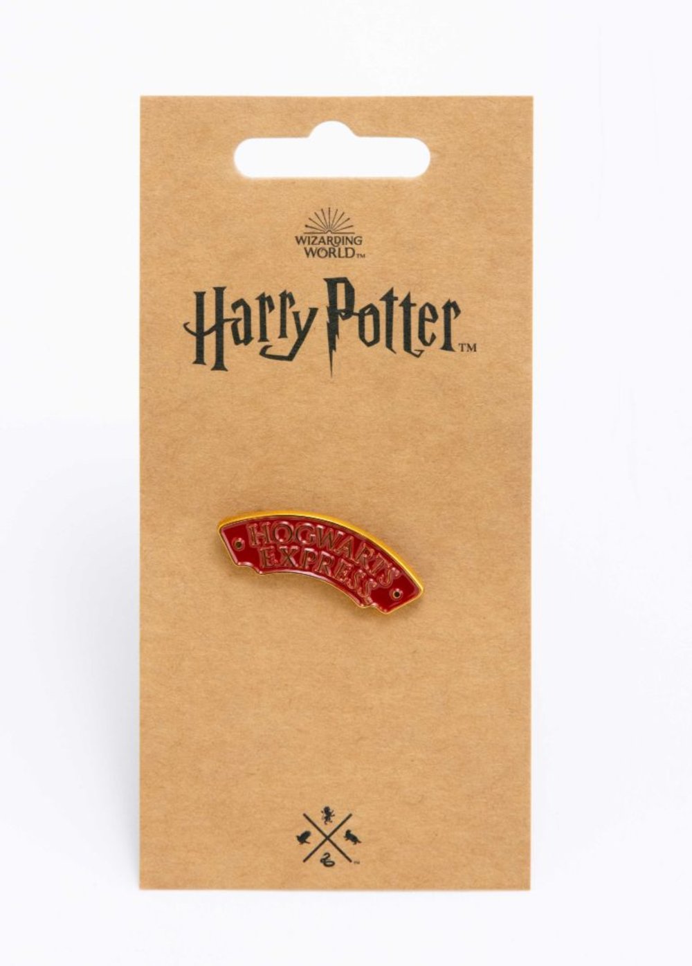 スタジオツアー東京 ホグワーツ特急ロゴのピンバッジ