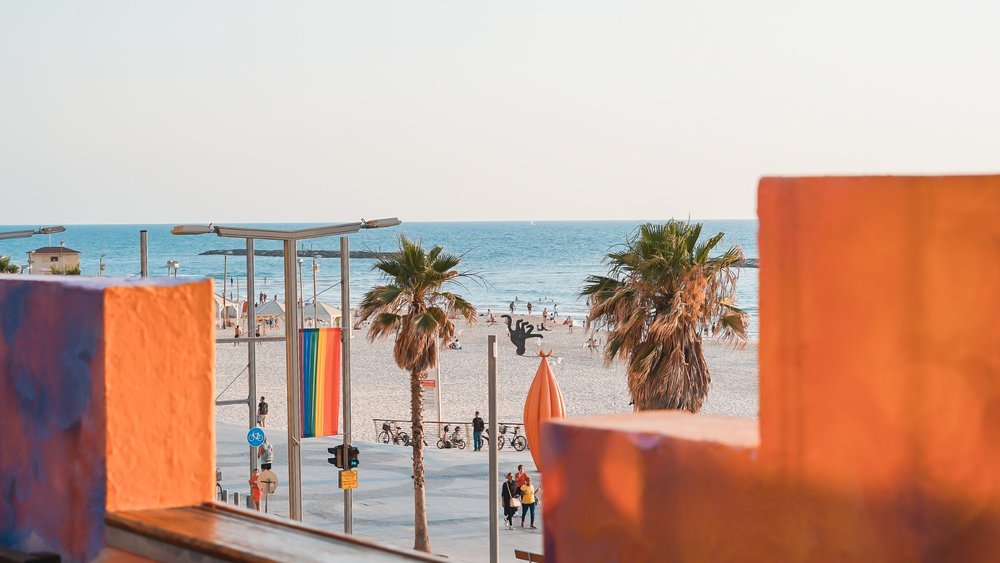 Catch Pride flags and Pride month decors in Tel Aviv! Credits to Toa Heftiba on Unsplash