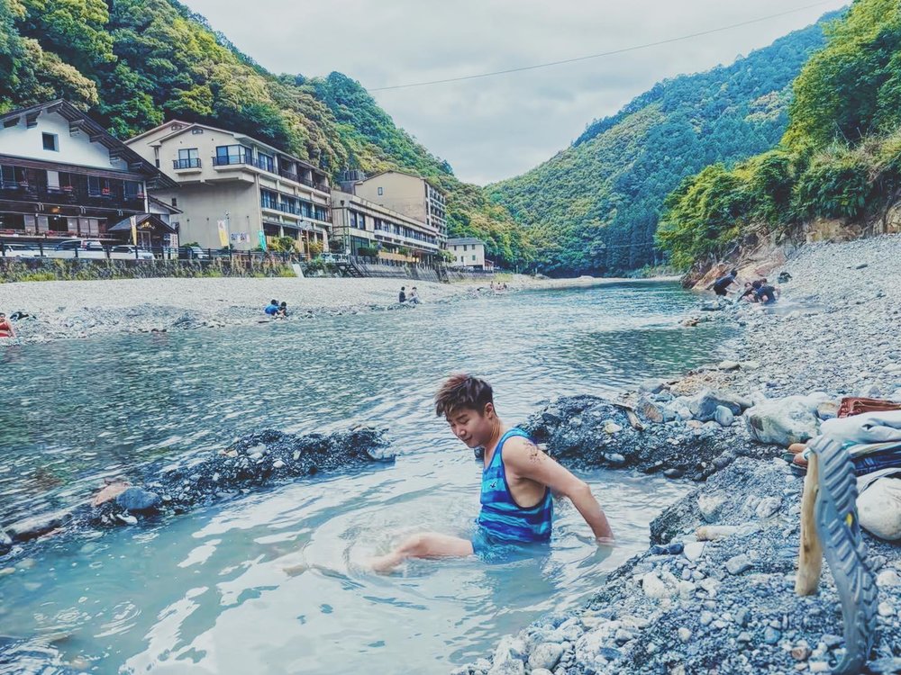 周遊關西 熊野 川湯溫泉