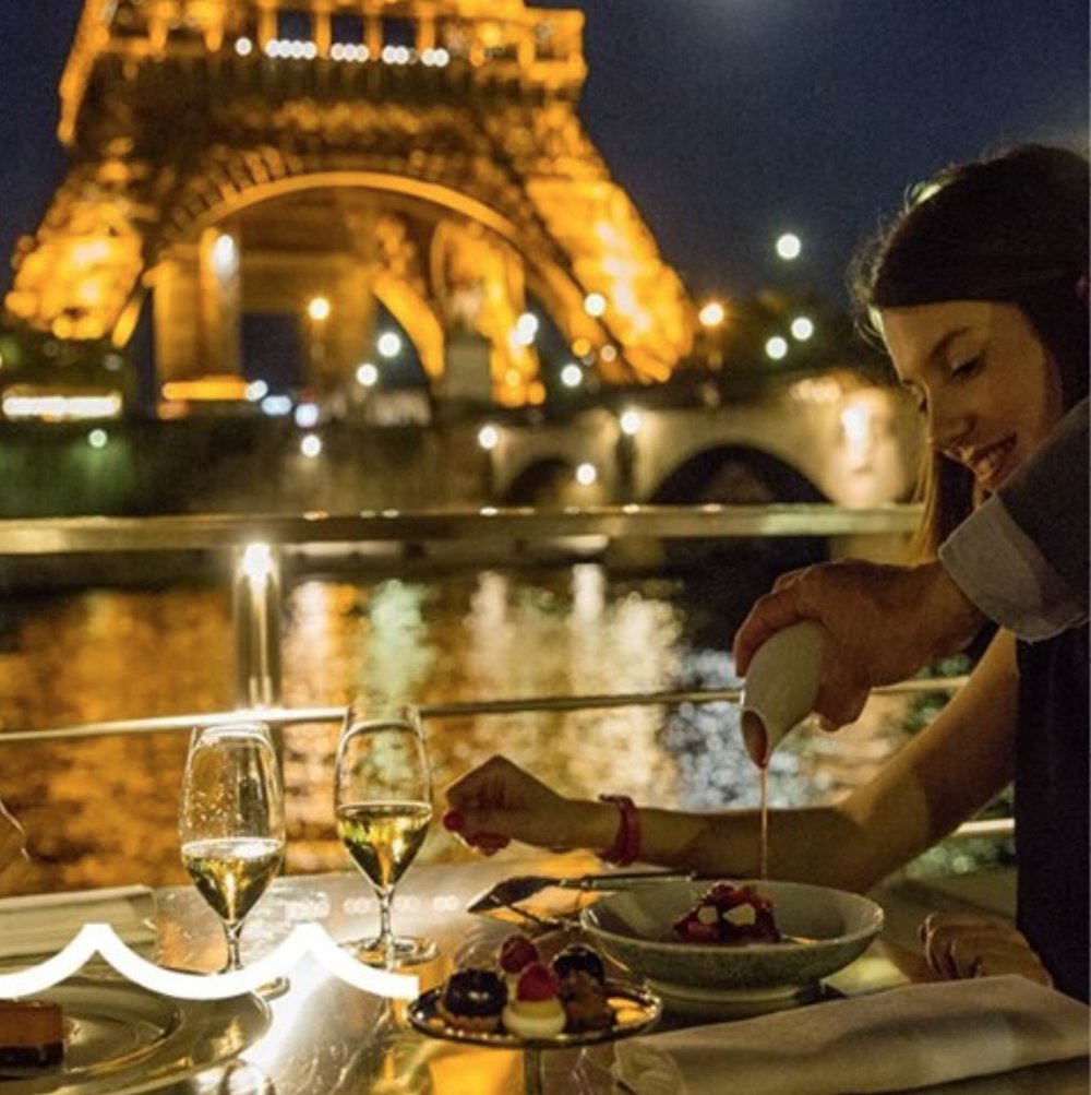 Couple having a romantic dinner