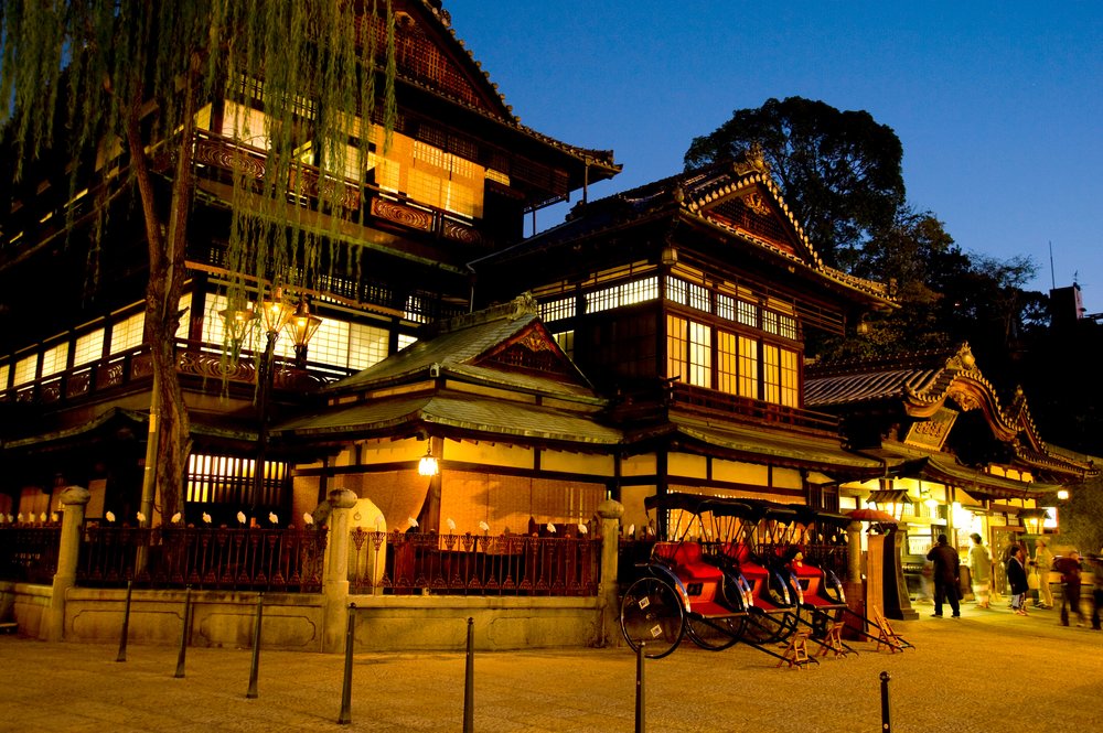 a large structure in traditional japanese style