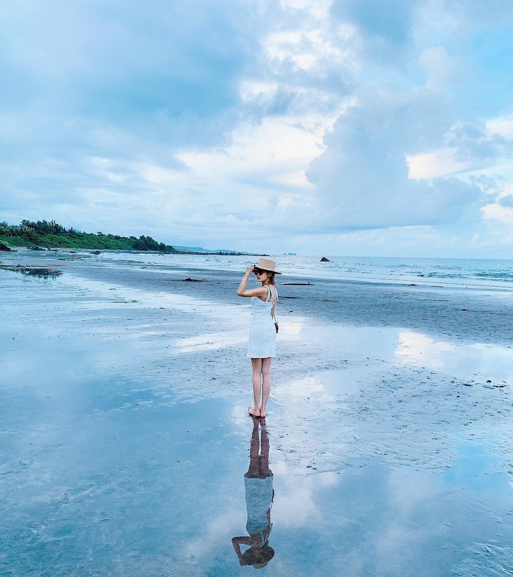 都蘭海灘天空之鏡 台東好去處