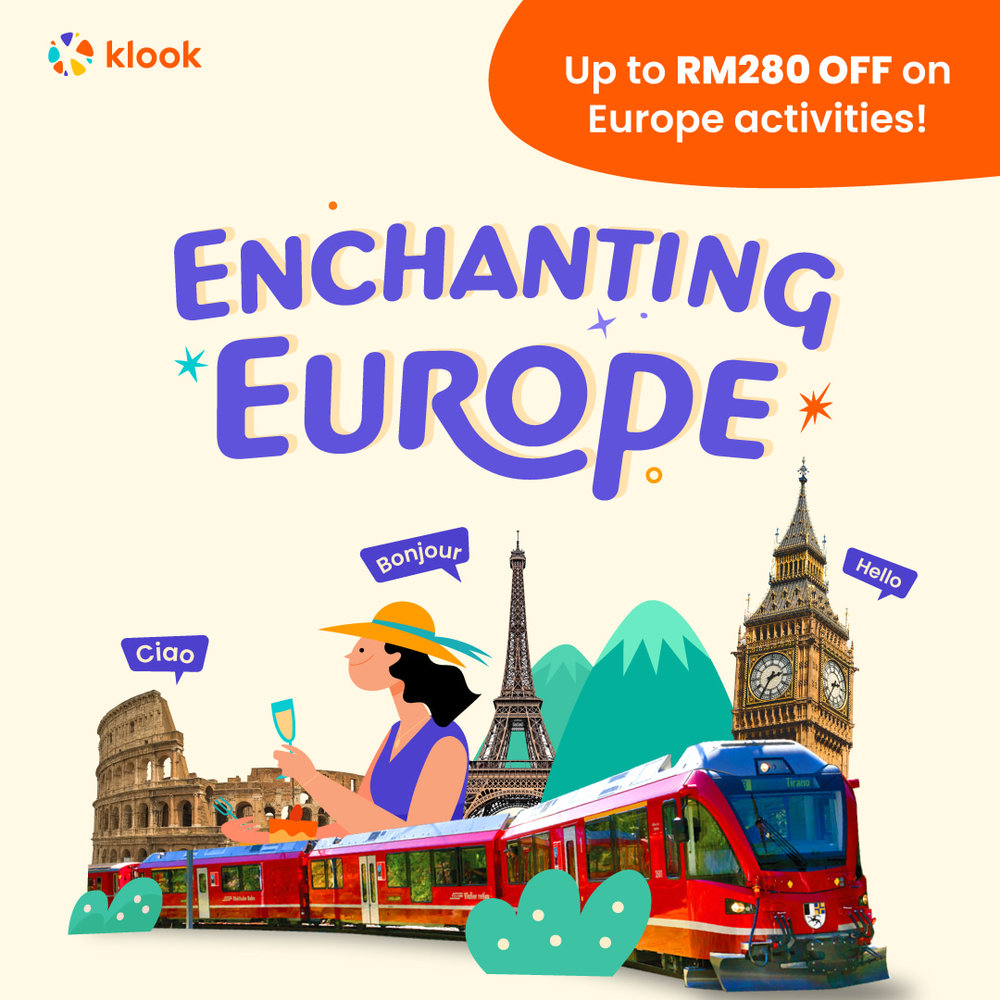 Get Europe travel discounts with Klook's Enchanting Europe campaign