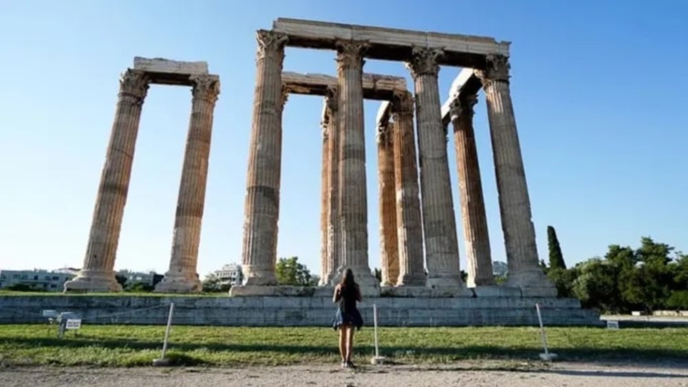 雅典景點宙斯神廟奧林匹亞宙斯神柱