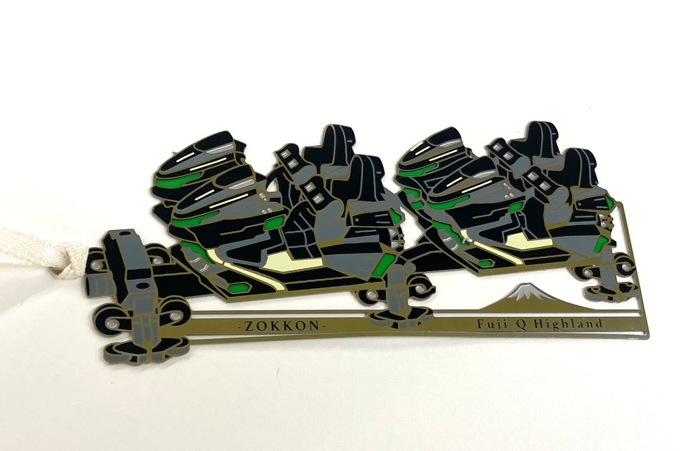  富士急ハイランドZOKKONメタリックブックマーカーwith富士山