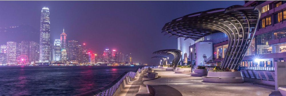 City view near Avenue of Stars