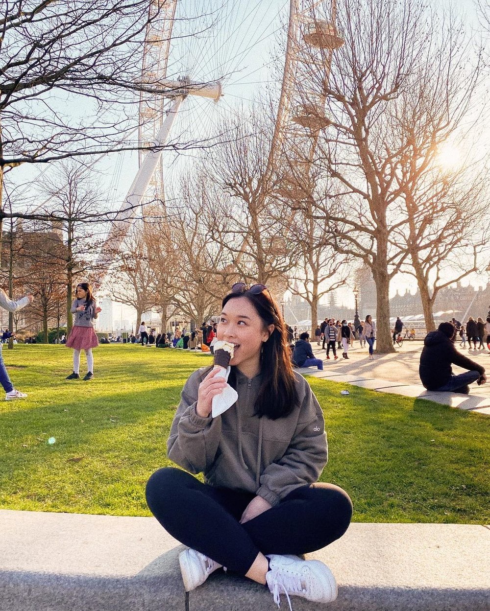 London Eye from the Jubilee Gardens