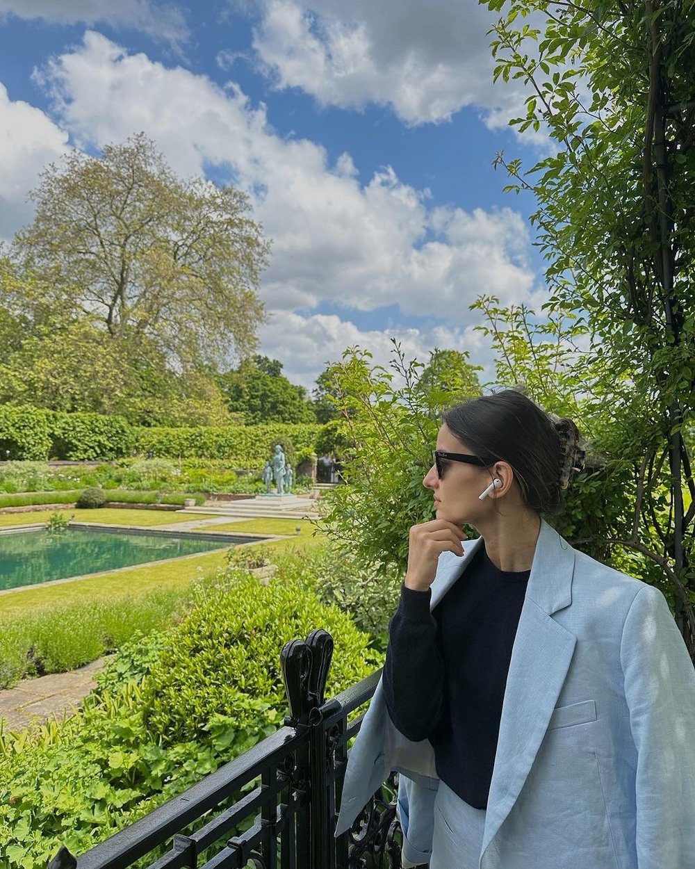 Kensington Palace Gardens in London