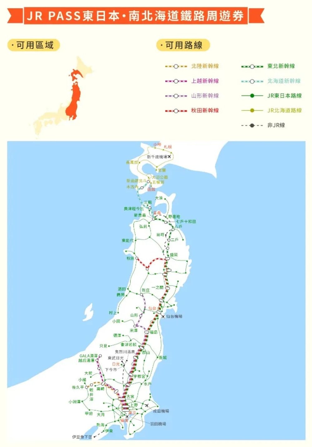 JR Pass, 北海道鐵路周遊券, 北海道交通, JR北海道