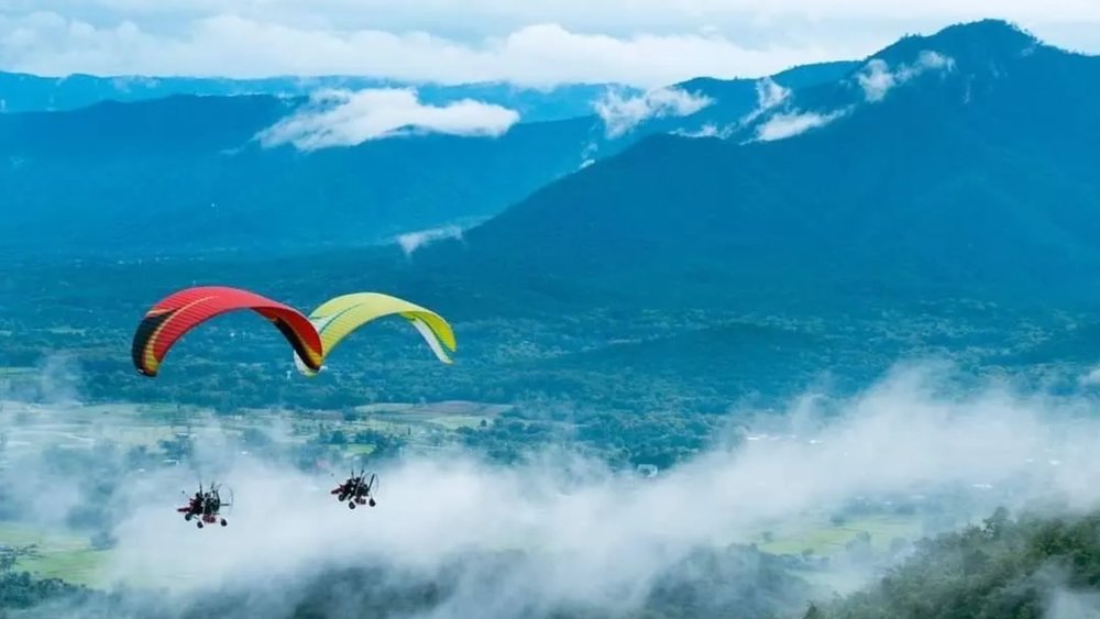 Paraplane Flight in Chiang Mai