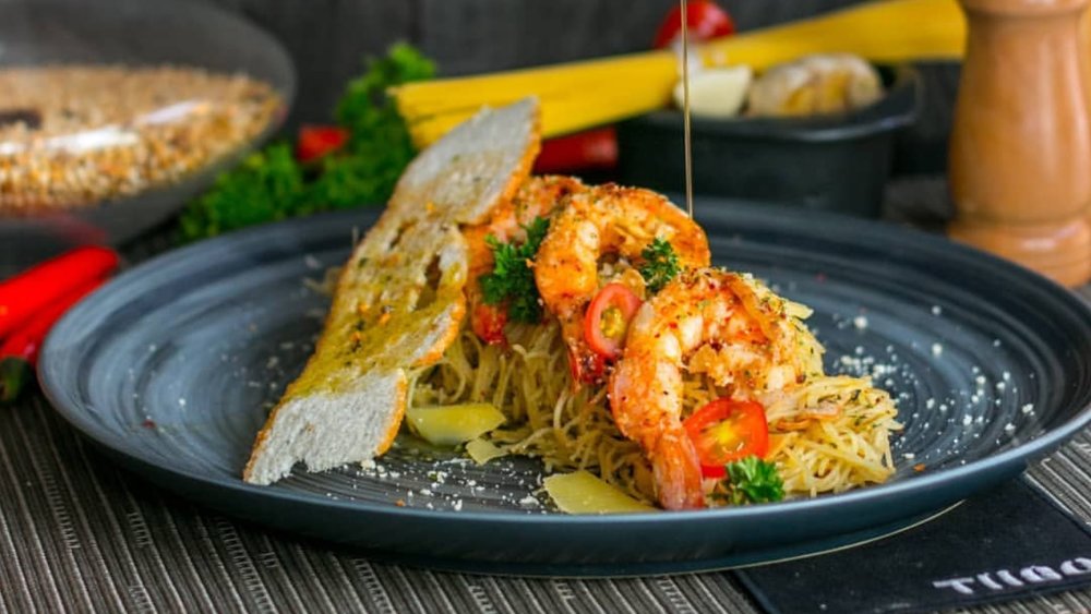 Don't miss out on TADD's Angel Hair Pasta with King Prawn! Image credits to @taddsseminyak on Instagram.
