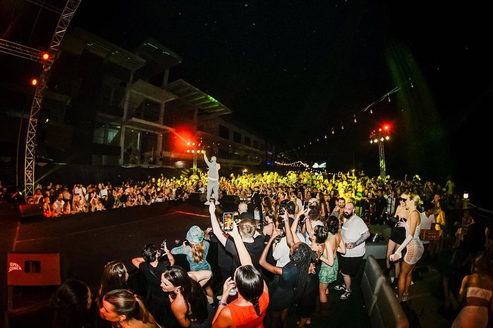 Get the party started at White Rock Beach Club! Credits: @whiterockbeachclub