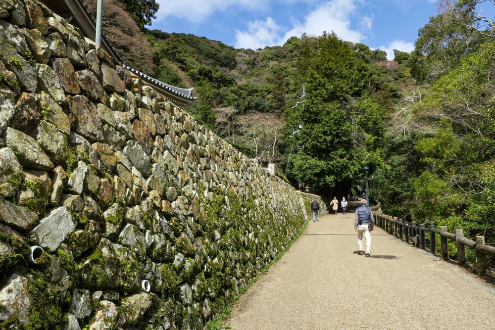 大阪 箕面大滝 滝道