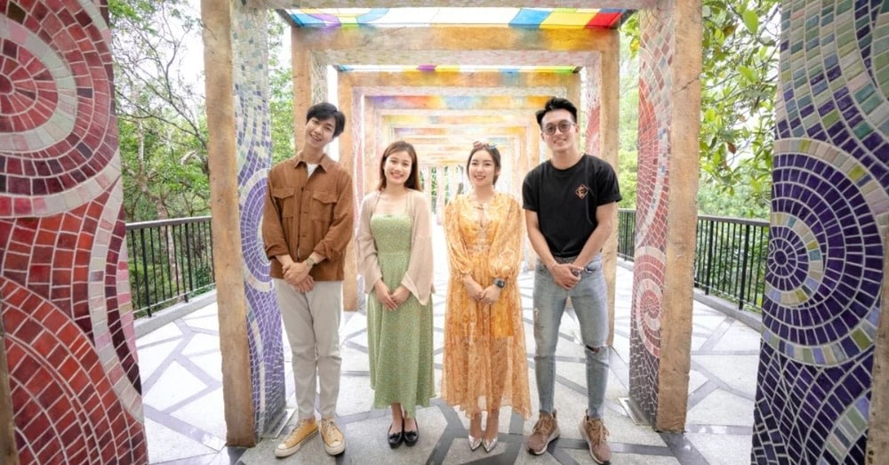 峴港巴拿山景點愛情花園