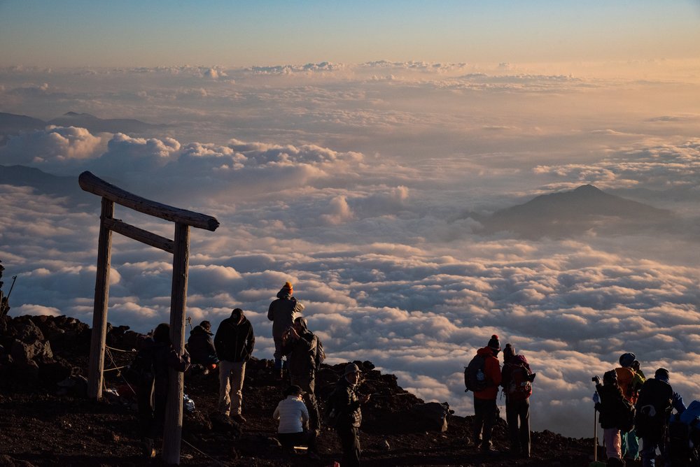 Climbing Mount Fuji