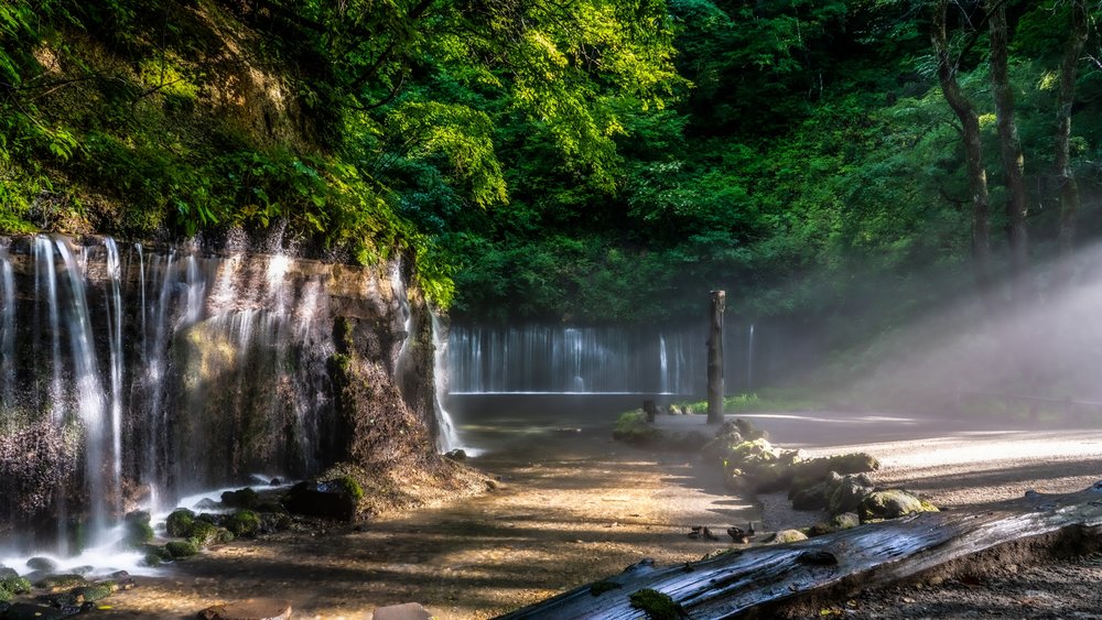 軽井沢 白糸の滝