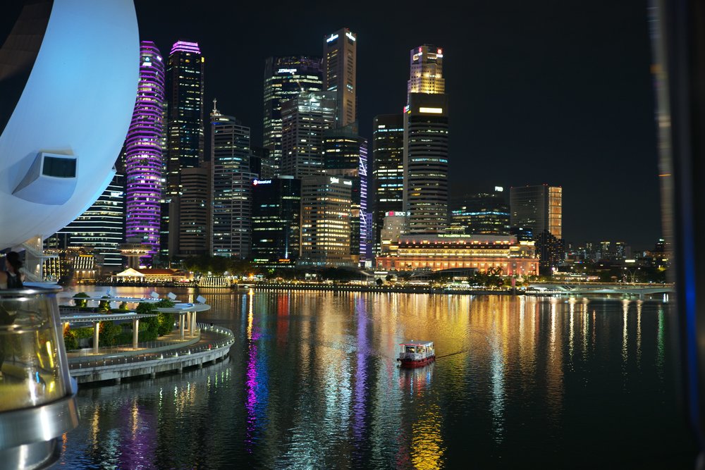 River Cruise in Singapore at night