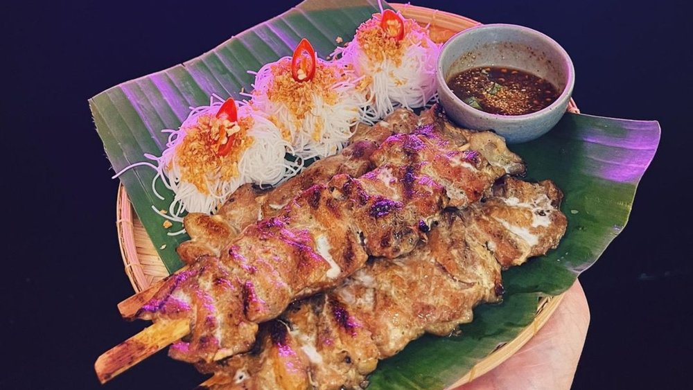 Grilled Pork with Fresh Coconut. Credit: @tat_tatchai on Instagram