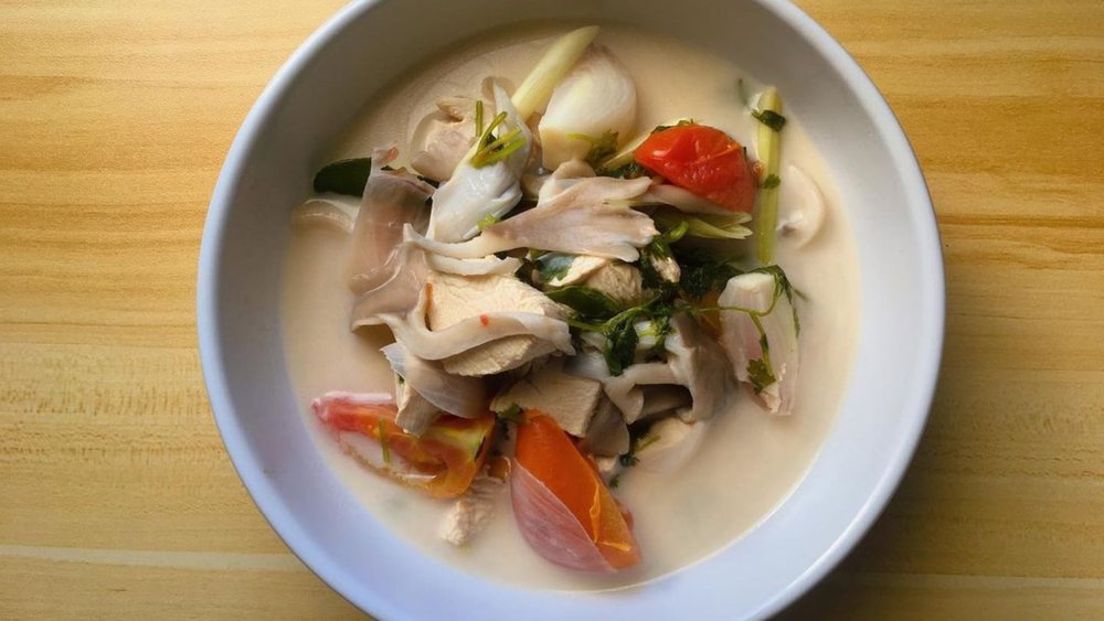 Savoring the perfect blend of flavors in every spoonful of Tom Kha Gai. Credit: @eatsythaifoods on Instagram