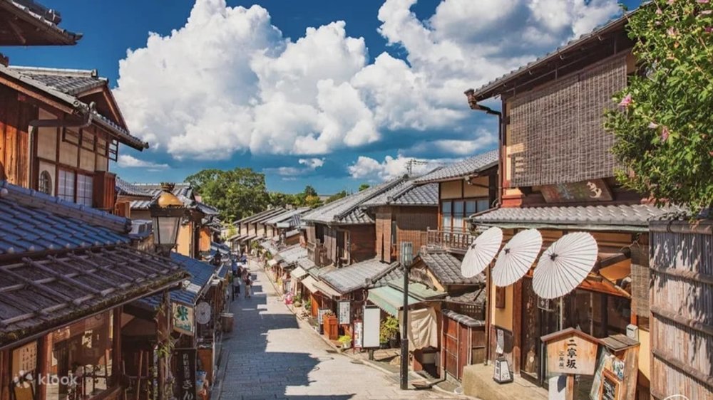 Kyoto street during the day
