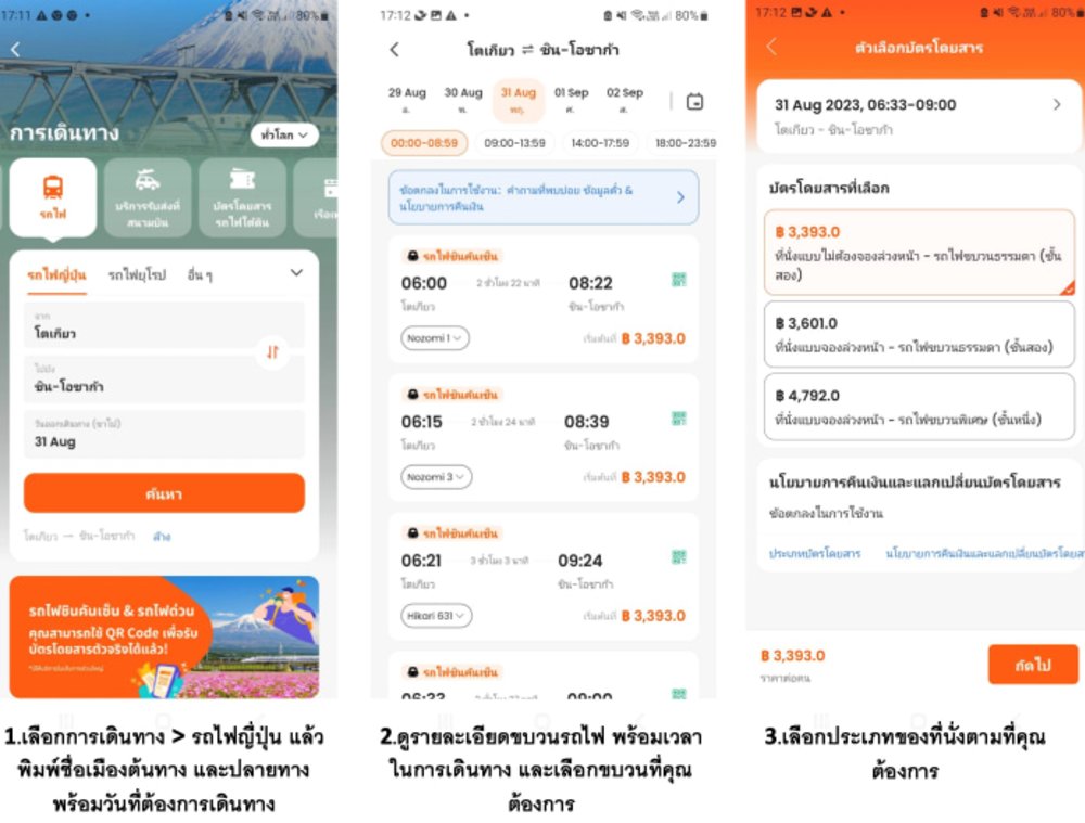 วิธีซื้อตั๋วรถไฟชินคันเซ็นในญี่ปุ่น
