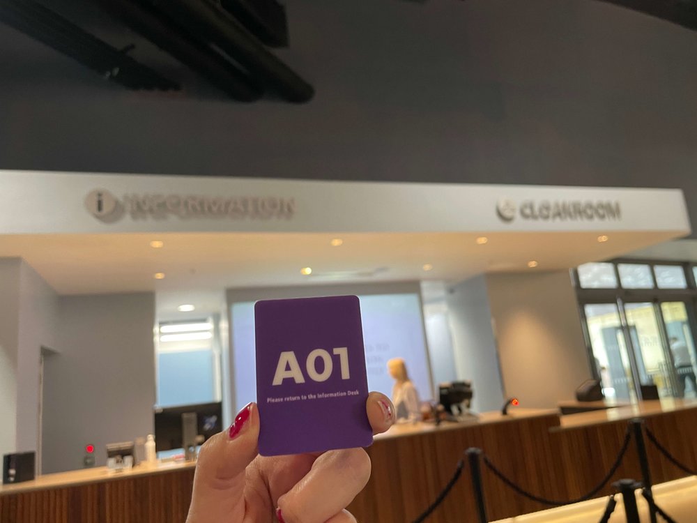 warner bros. london information cloakroom