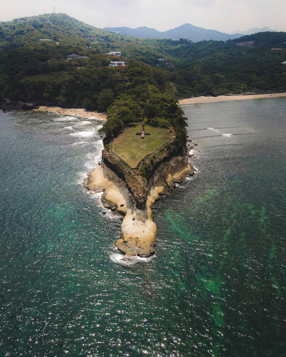 Over view of an island