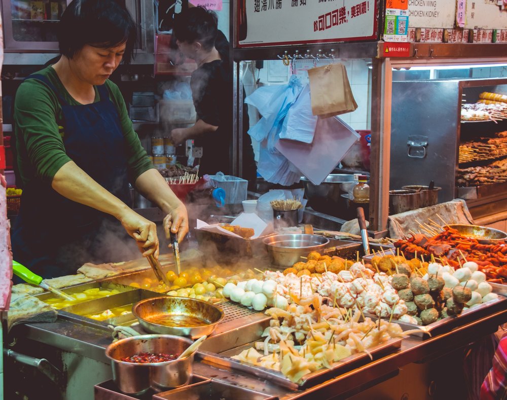 Street food in Hong Kong