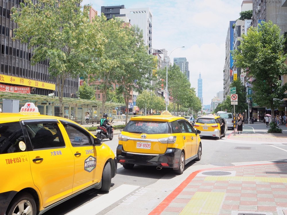 台湾 台北 タクシー