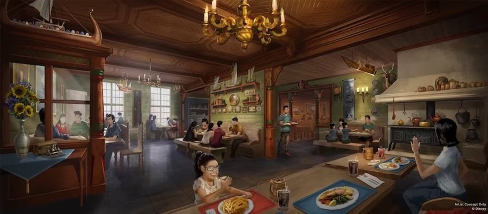 香港ディズニーランド アナ雪　レストラン