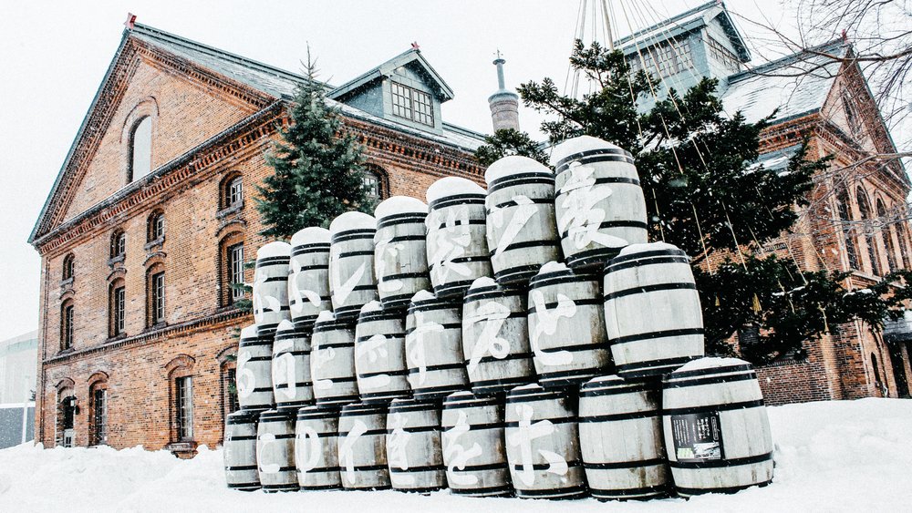 Take selfies with the beer barrels at Sapporo! Credits to Jaeyoung Geoffrey Kang on Unsplash