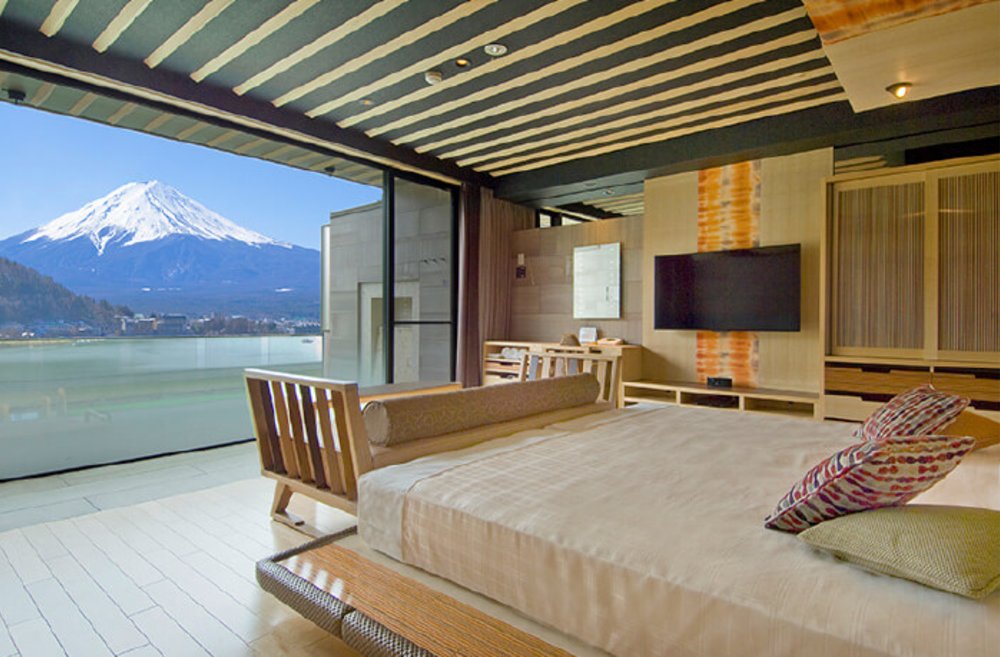 河口湖溫泉旅館 酒店 富士山  風之露台KUKUNA Kukuna Hotel