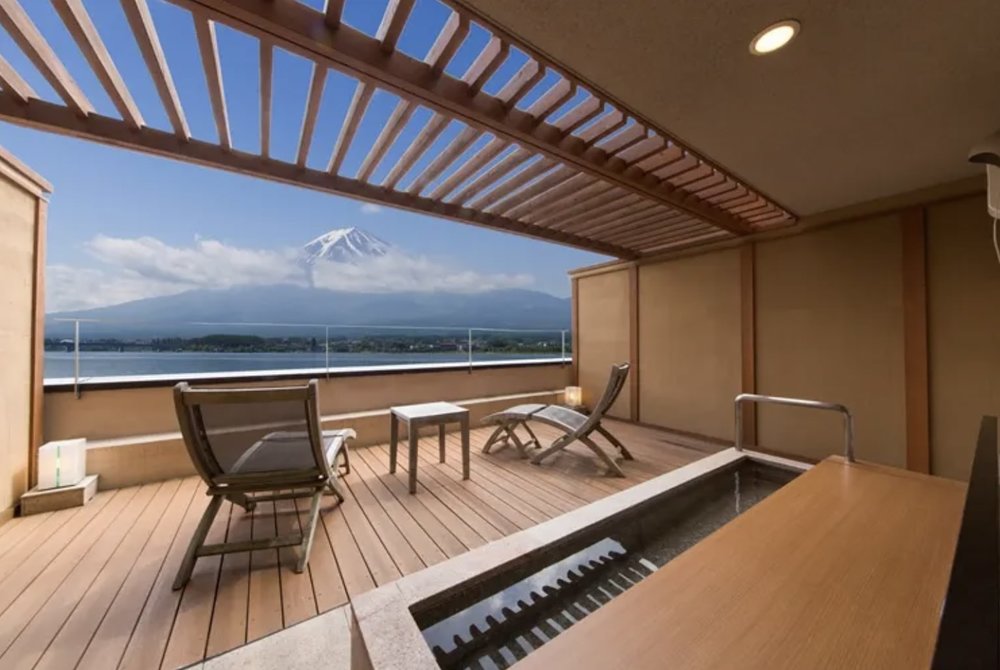 河口湖溫泉旅館 酒店 富士山 