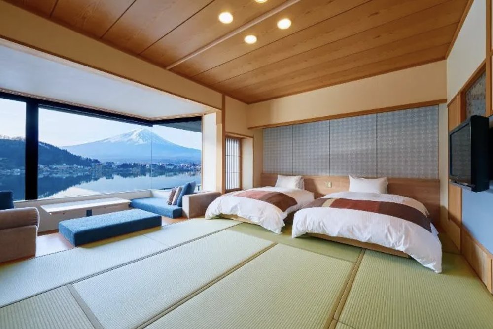 河口湖溫泉旅館 酒店 富士山