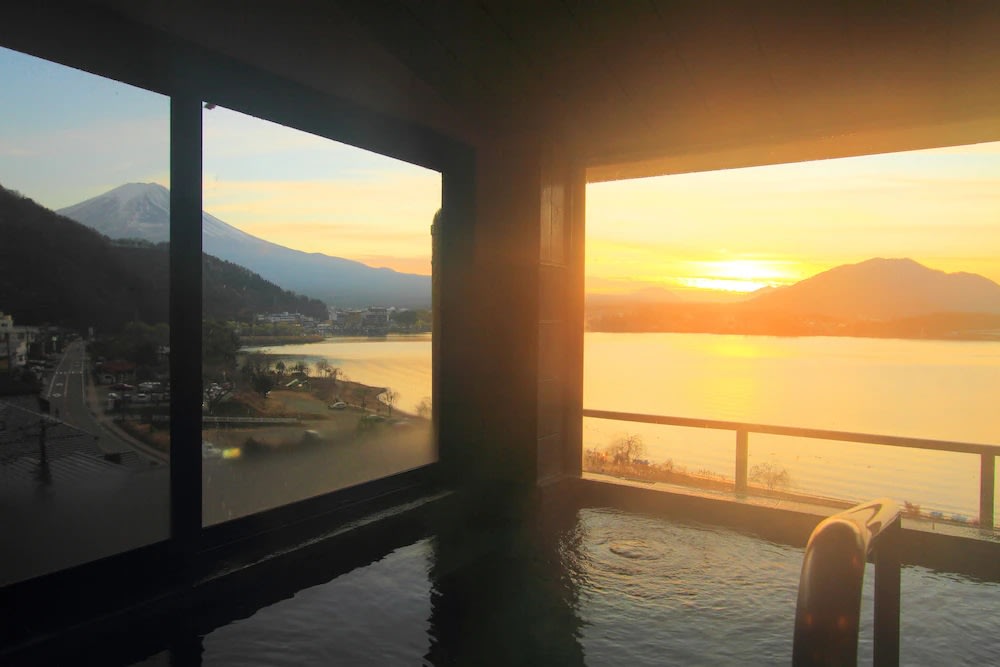 河口湖溫泉旅館 酒店 富士山