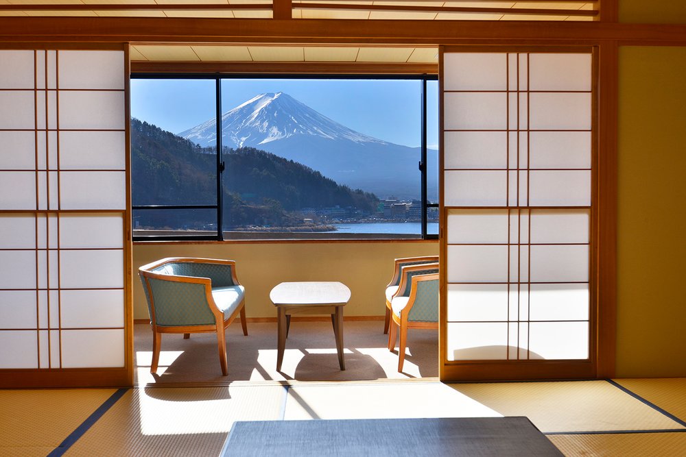 河口湖溫泉旅館 酒店 富士山