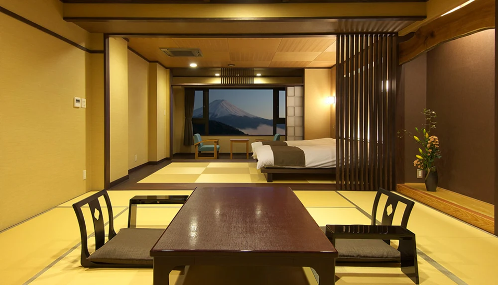 河口湖溫泉旅館 酒店 富士山