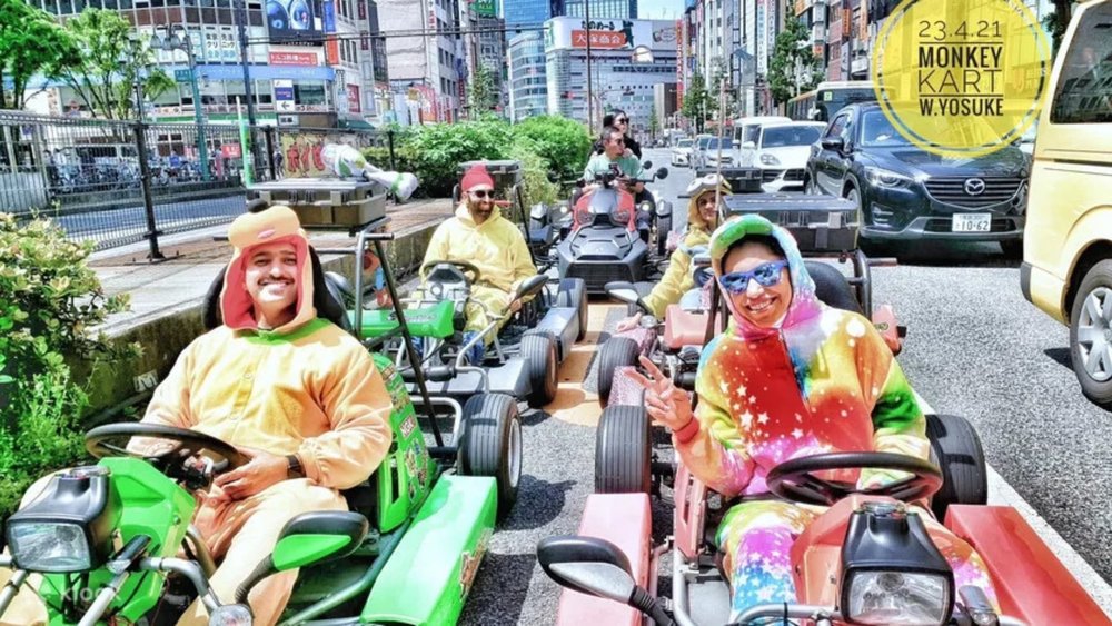 Ride like Mario around the streets of Shibuya!